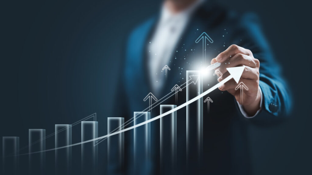 financial graph analysis on virtual screen