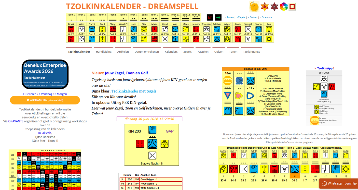 Winner small image - Tzolkinkalender